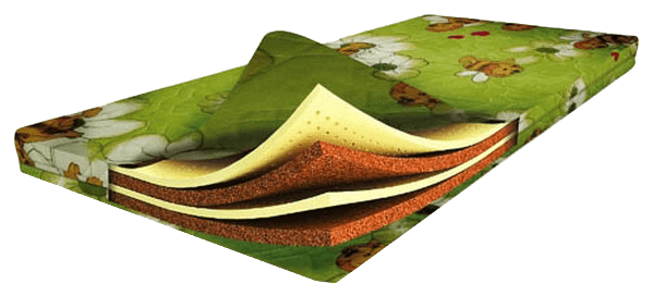 Вариант детского комбинированного матраса Детский матрас комбинированной жесткости