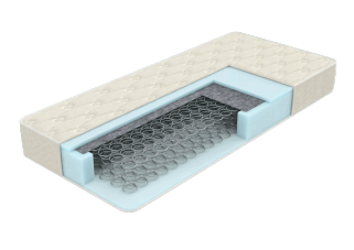 Недорогой матрас на зависимых пружинах Недорогой пружинный матрас Боннель