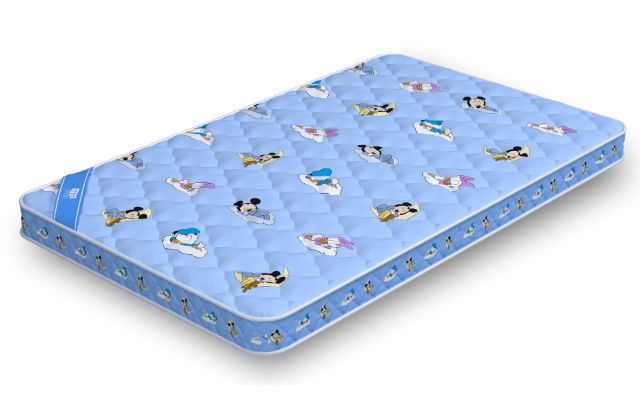 Голубой чехол детского матраса Промтекс-Ориент в Москве