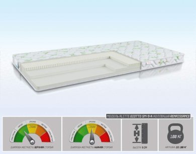Матрас Alitte Giotto SM-9-K - 1 (изображение 1) Матрас Alitte Giotto SM-9-K - 1 (фотография, изображение 1)