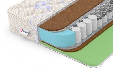 Матрас Denwir Baby Spring Middle Hard 14 - 1 (изображение 1) Матрас Denwir Baby Spring Middle Hard 14 - 1 (фотография, изображение 1)