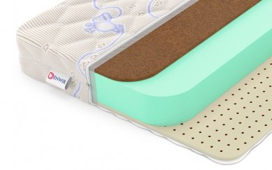 Матрас Denwir Baby Springless Eco Hard Soft 12 - 1 (изображение 1) Матрас Denwir Baby Springless Eco Hard Soft 12 - 1 (фотография, изображение 1)
