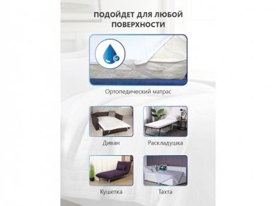 Наматрасник Corretto Waterless - 3 (изображение 3) Наматрасник Corretto Waterless - 3 (фотография, изображение 3)