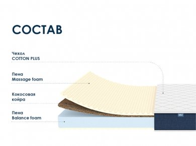 Матрас Практик чип ролл массаж кокос - 8 (изображение 8) Матрас Практик чип ролл массаж кокос - 8 (фотография, изображение 8)