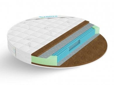 Матрас Lonax Round Cocos S1000 - 1 (изображение 1) Матрас Lonax Round Cocos S1000 - 1 (фотография, изображение 1)