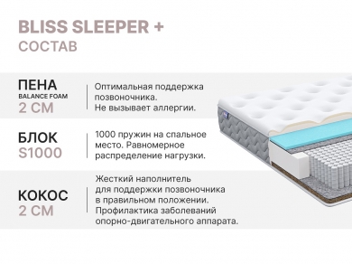 Матрас Dimax Bliss Sleeper plus - 4 (изображение 4) Матрас Dimax Bliss Sleeper plus - 4 (фотография, изображение 4)