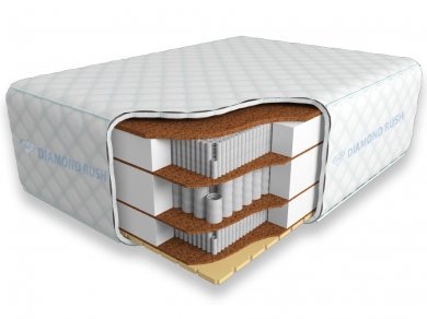 Матрас Diamond Rush Cocos-2 Ergo 50sm+ Матрас Diamond Rush Cocos-2 Ergo 50sm+ (фотография)