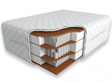 Матрас Diamond Rush Full Cocos-2 50sm+ Матрас Diamond Rush Full Cocos-2 50sm+ (фотография)