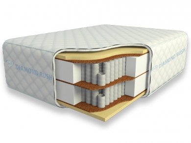 Матрас Diamond Rush Mono Mix Ergo 40sm+ Матрас Diamond Rush Mono Mix Ergo 40sm+ (фотография)