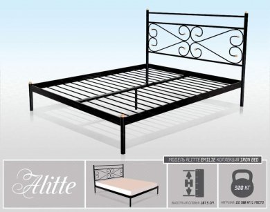 Кровать Alitte Emilie Alitte - 1 (изображение 1) Кровать Alitte Emilie Alitte - 1 (фотография, изображение 1)