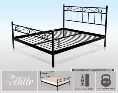 Кровать Alitte Laure Alitte - 1 (изображение 1) Кровать Alitte Laure Alitte - 1 (фотография, изображение 1)