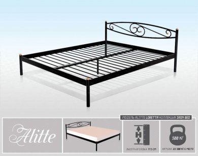 Кровать Alitte Loretta Alitte - 1 (изображение 1) Кровать Alitte Loretta Alitte - 1 (фотография, изображение 1)