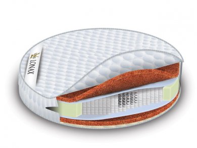 Матрас Lonax Round Cocos S1000 Матрас Lonax Round Cocos S1000 (фотография)