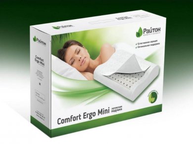 Подушка Райтон Comfort Ergo Mini - 1 (изображение 1) Подушка Райтон Comfort Ergo Mini - 1 (фотография, изображение 1)