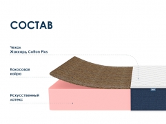 Матрас Практик 25 кокос - 1 (изображение 1) Матрас Практик 25 кокос - 1 (фото, изображение 1)