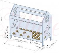 Кровать Alitte Домик Mickey - 4 (изображение 4) Кровать Alitte Домик Mickey - 4 (фото, изображение 4)