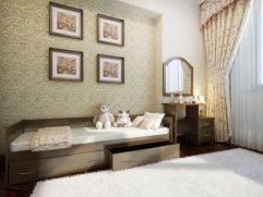 Кровать Dreamline Тахта с выкатными ящиками (бук) 120x210 см Тахта с выкатными ящиками (бук) 120x210 см